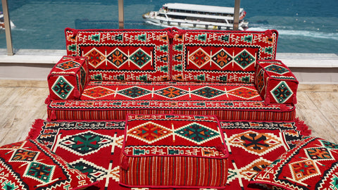 Single Sofa Set, Moroccan Sofa, Arabic Jalsa Set