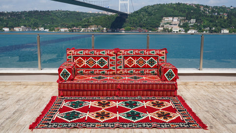 Single Sofa Set, Moroccan Sofa, Arabic Jalsa Set