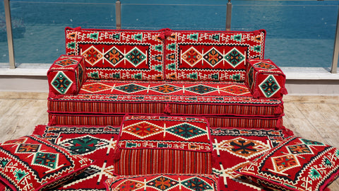 Single Sofa Set, Moroccan Sofa, Arabic Jalsa Set