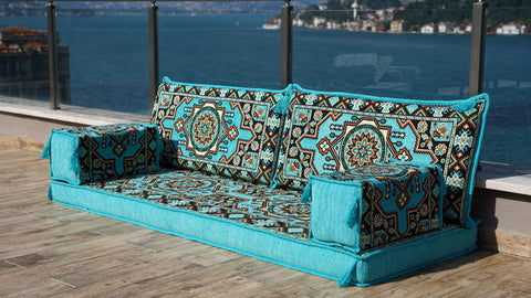 8 Thickness Single Seating Sofa, Arabic Jalsa, Turkish Floor Seating