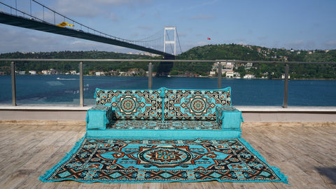 8 Thickness Single Seating Sofa, Arabic Jalsa, Turkish Floor Seating