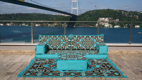 8 Thickness Single Seating Sofa, Arabic Jalsa, Turkish Floor Seating