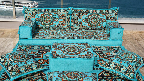 8 Thickness Single Seating Sofa, Arabic Jalsa, Turkish Floor Seating