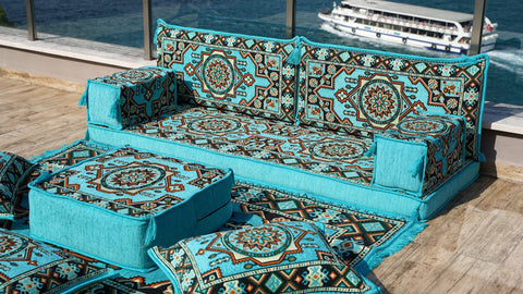 8 Thickness Single Seating Sofa, Arabic Jalsa, Turkish Floor Seating