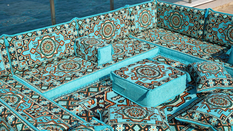 8 Thickness U Sofa Set, Arabic Sofa, Oriental Sofa, Moroccan Sofa Set, Turkish Sofa