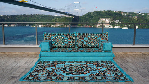 8 Thickness Single Seating Sofa, Arabic Jalsa, Turkish Floor Seating