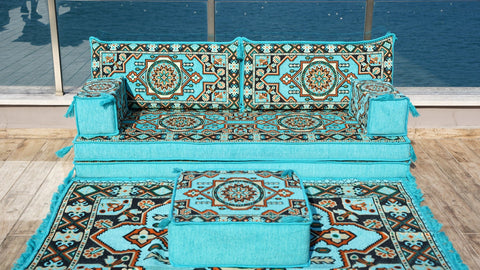 8 Thickness Single Seating Sofa, Arabic Jalsa, Turkish Floor Seating