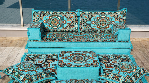 Single Sofa Set, Arabic Jalsa, Turkish Floor Seating