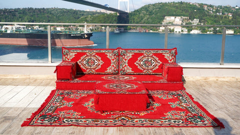 8 Thickness Single Seating Sofa, Moroccan Sofa Set, Turkish Seating