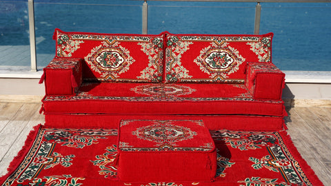 8 Thickness Single Seating Sofa, Moroccan Sofa Set, Turkish Seating