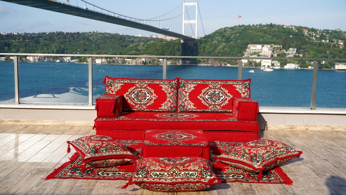 8 Thickness Single Seating Sofa, Moroccan Sofa Set, Turkish Seating