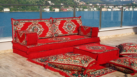 8 Thickness Single Seating Sofa, Moroccan Sofa Set, Turkish Seating