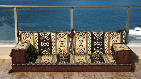 8 Thickness Loveseat, Sofa Seating, Floor Sofa Set, Arabic Majlis Seating