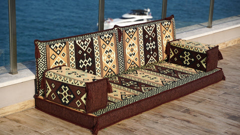 8 Thickness Loveseat, Sofa Seating, Floor Sofa Set, Arabic Majlis Seating