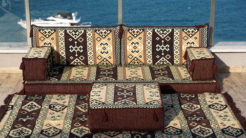 Single Sofa Set, Moroccan Sofa, Turkish Floor Sofa Set