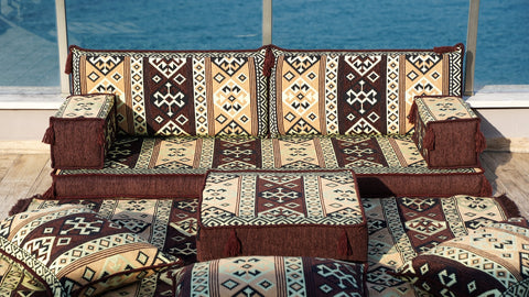 Single Sofa Set, Moroccan Sofa, Turkish Floor Sofa Set