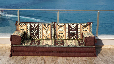 8 Thickness Loveseat, Sofa Seating, Floor Sofa Set, Arabic Majlis Seating