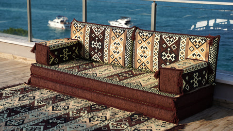 Single Sofa Set, Moroccan Sofa, Turkish Floor Sofa Set