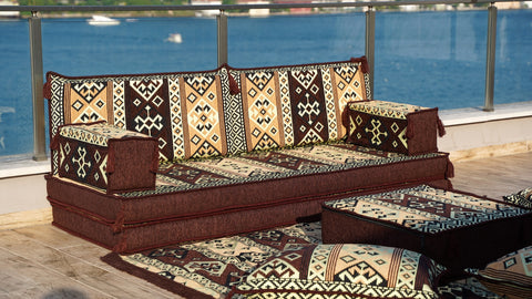 Single Sofa Set, Moroccan Sofa, Turkish Floor Sofa Set