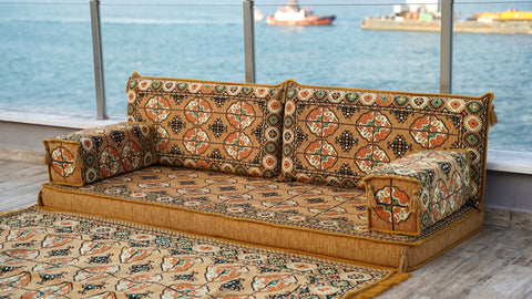 Single Sofa Set, Moroccan Sofa, Turkish Sitting Pillows