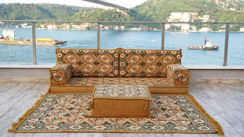 8 Thickness Single Seating Sofa, Moroccan Sofa, Turkish Seating Sofa