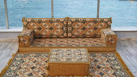 Single Sofa Set, Moroccan Sofa, Turkish Sitting Pillows