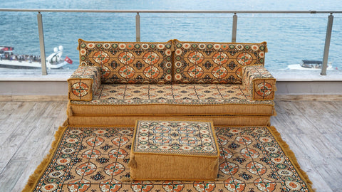 8 Thickness Single Seating Sofa, Moroccan Sofa, Turkish Seating Sofa