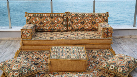 8 Thickness Single Seating Sofa, Moroccan Sofa, Turkish Seating Sofa