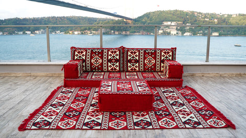 Single Sofa Set, Arabic Jalsa, Turkish Seating Cushions