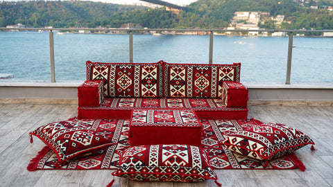 Single Sofa Set, Arabic Jalsa, Turkish Seating Cushions