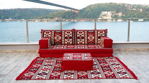 Single Sofa Set, Arabic Jalsa, Turkish Seating Cushions