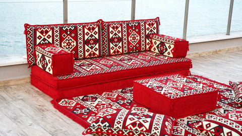 Single Sofa Set, Arabic Jalsa, Turkish Seating Cushions