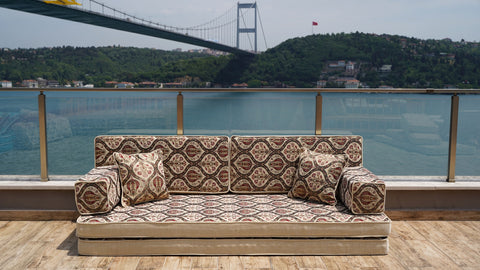 Loveseat Sofa, Arabic Majlis Seating, Floor Sofa Set