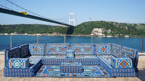 8 Thickness U Sofa Set, Turkish Seating Sofa, Arabic Majlis Sofa, Arabic Jalsa