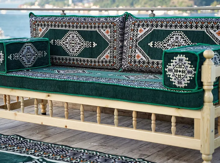 Saray Sedir Bench Majlis, the Raised Seat of Ottoman Reception Rooms